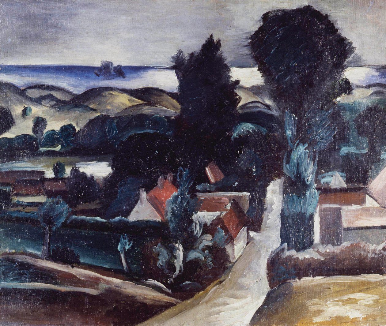 Paisagem de Camiers (Pas-de-Calais) de Andre Derain