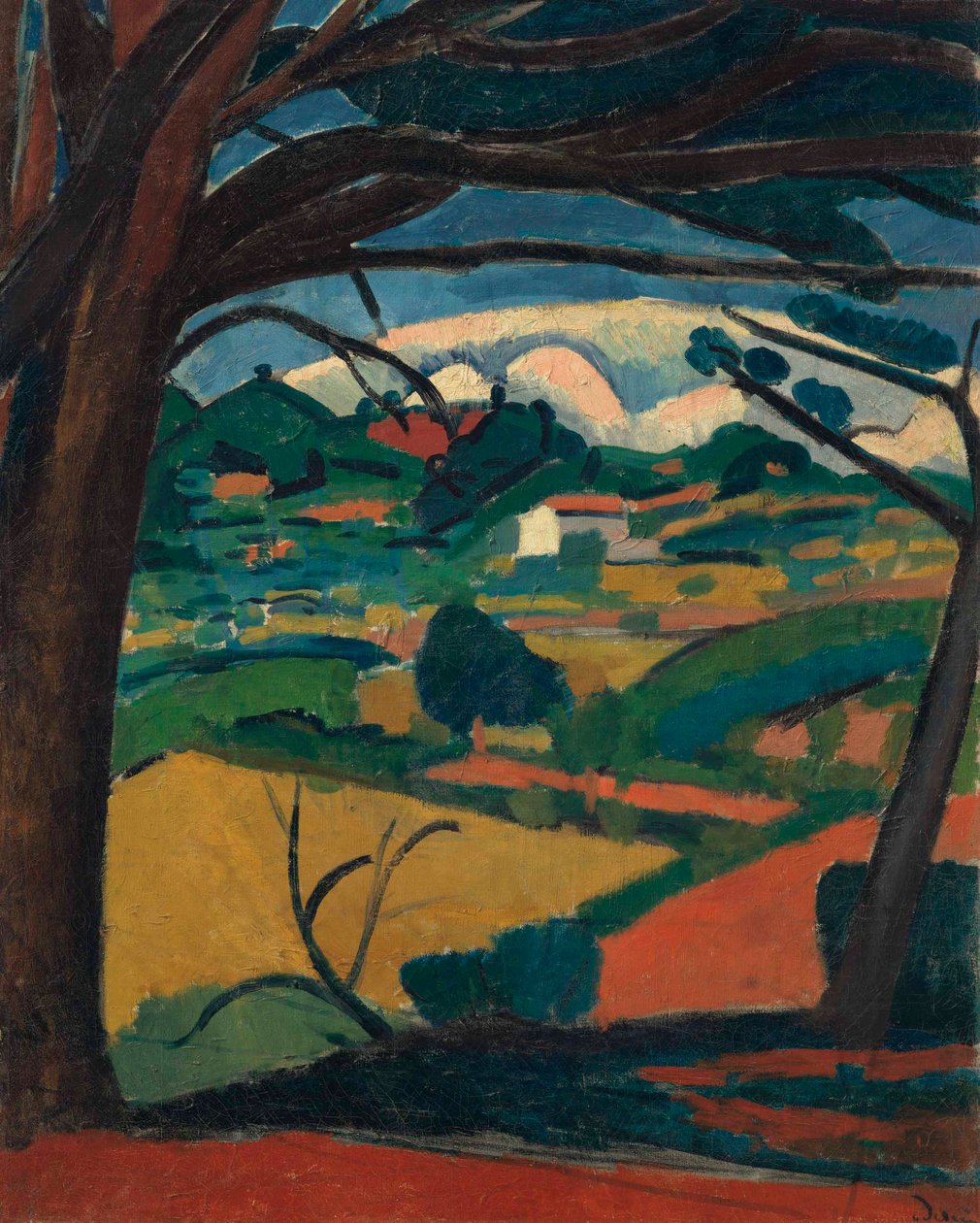 Paisagem na Provença, Martigues de Andre Derain