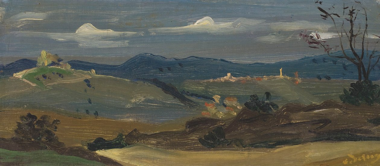 Paisagem próxima de Eygalières de Andre Derain