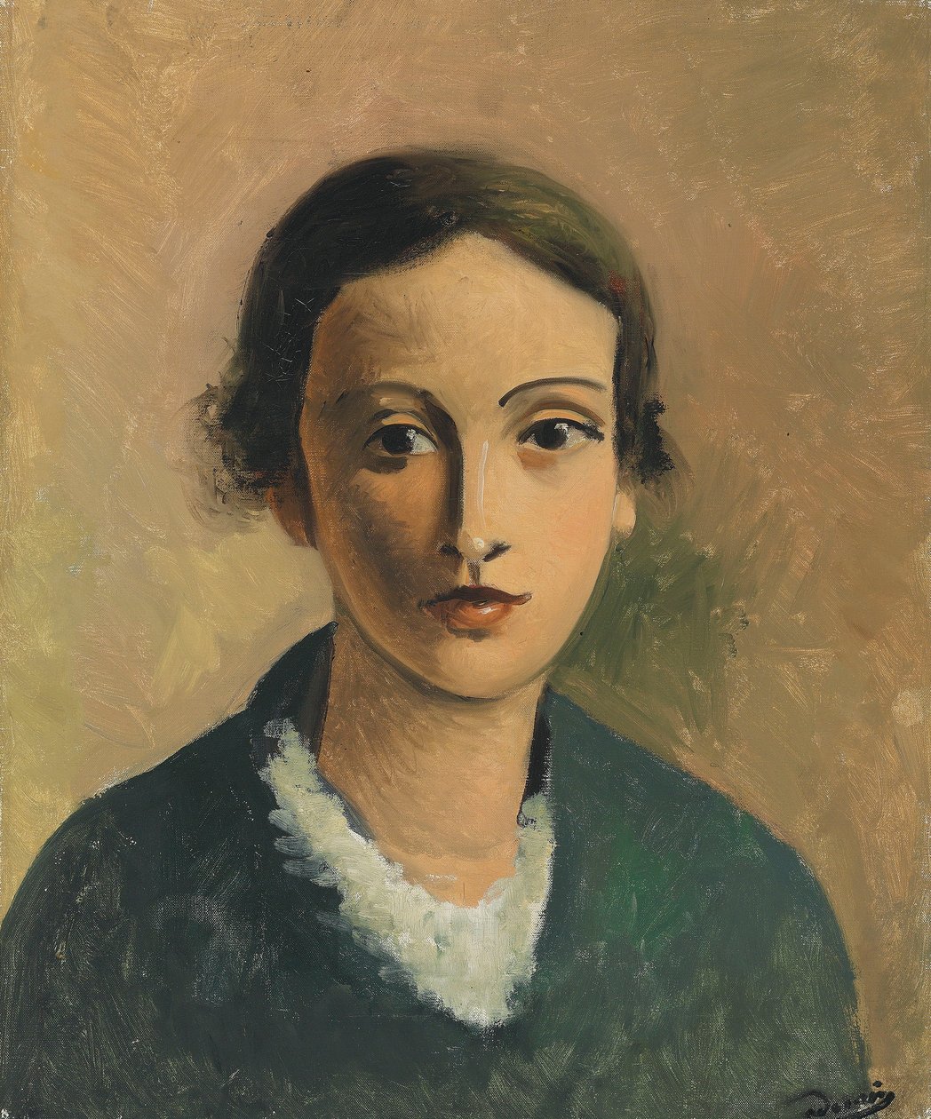 Retrato de Geneviève, sobrinha do artista de Andre Derain