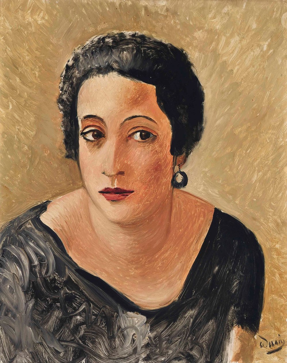Retrato de Madame Francis Carco de Andre Derain