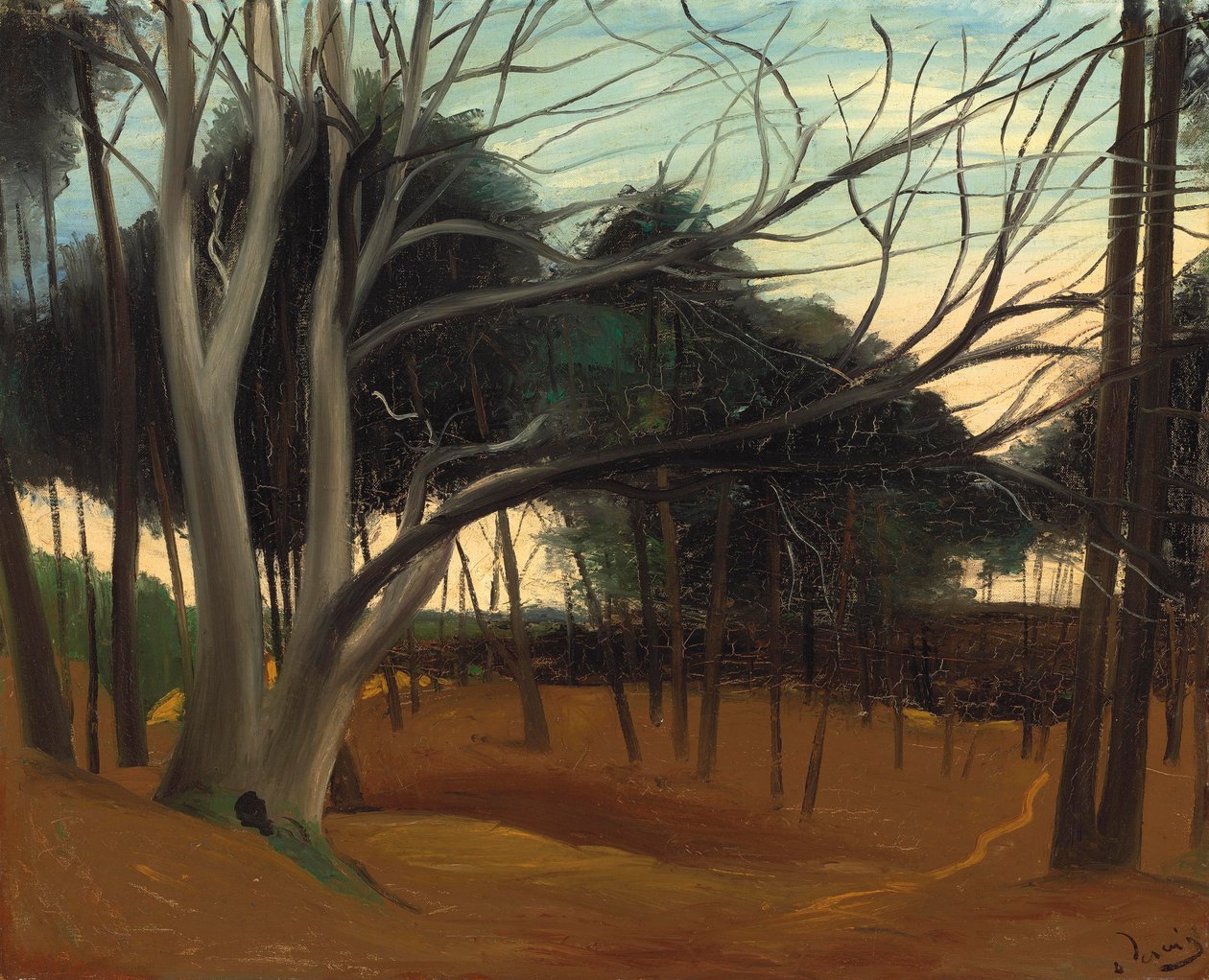 Vegetação rasteira em Les Lecques de Andre Derain