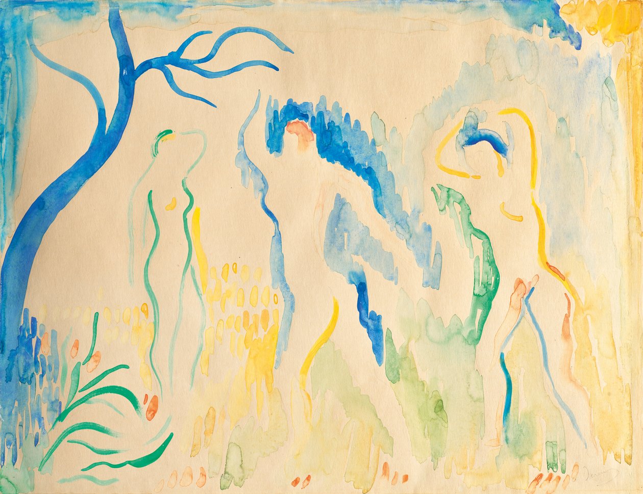 Três banhistas de Andre Derain