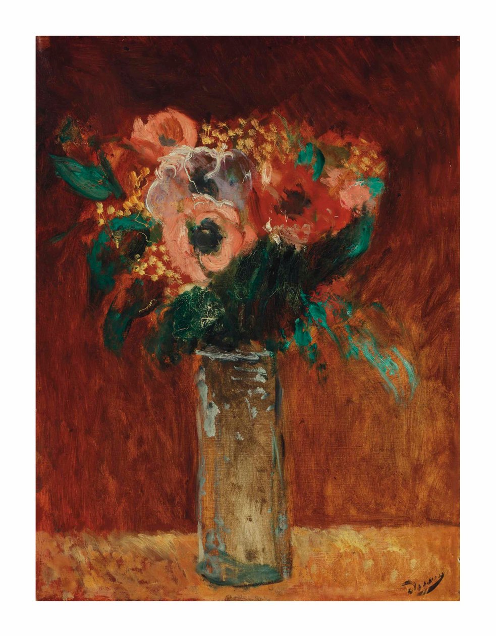 Vaso de flores de Andre Derain