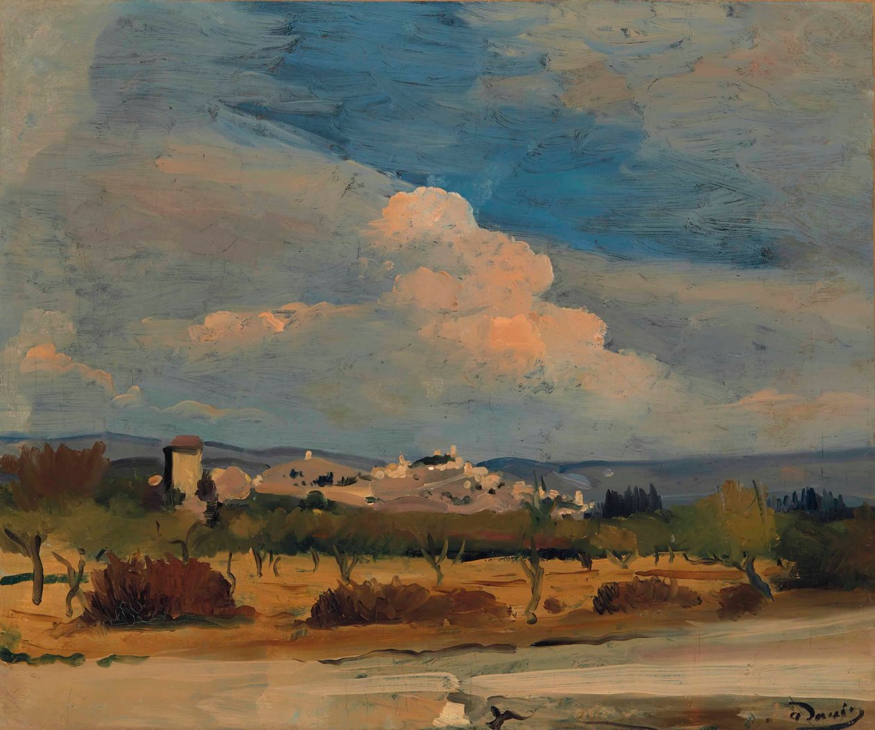 Vista de Eygalières de Andre Derain