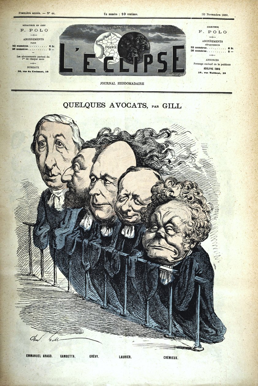 André Gill - Alguns advogados - L