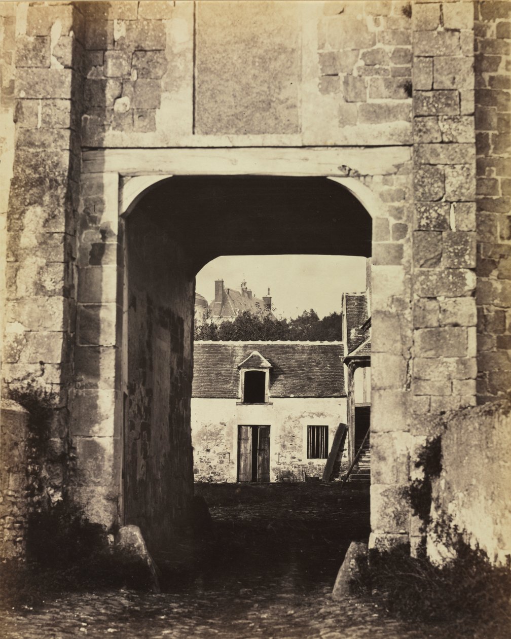 Propriedade rural vista através do arco de André Philippe Régnier
