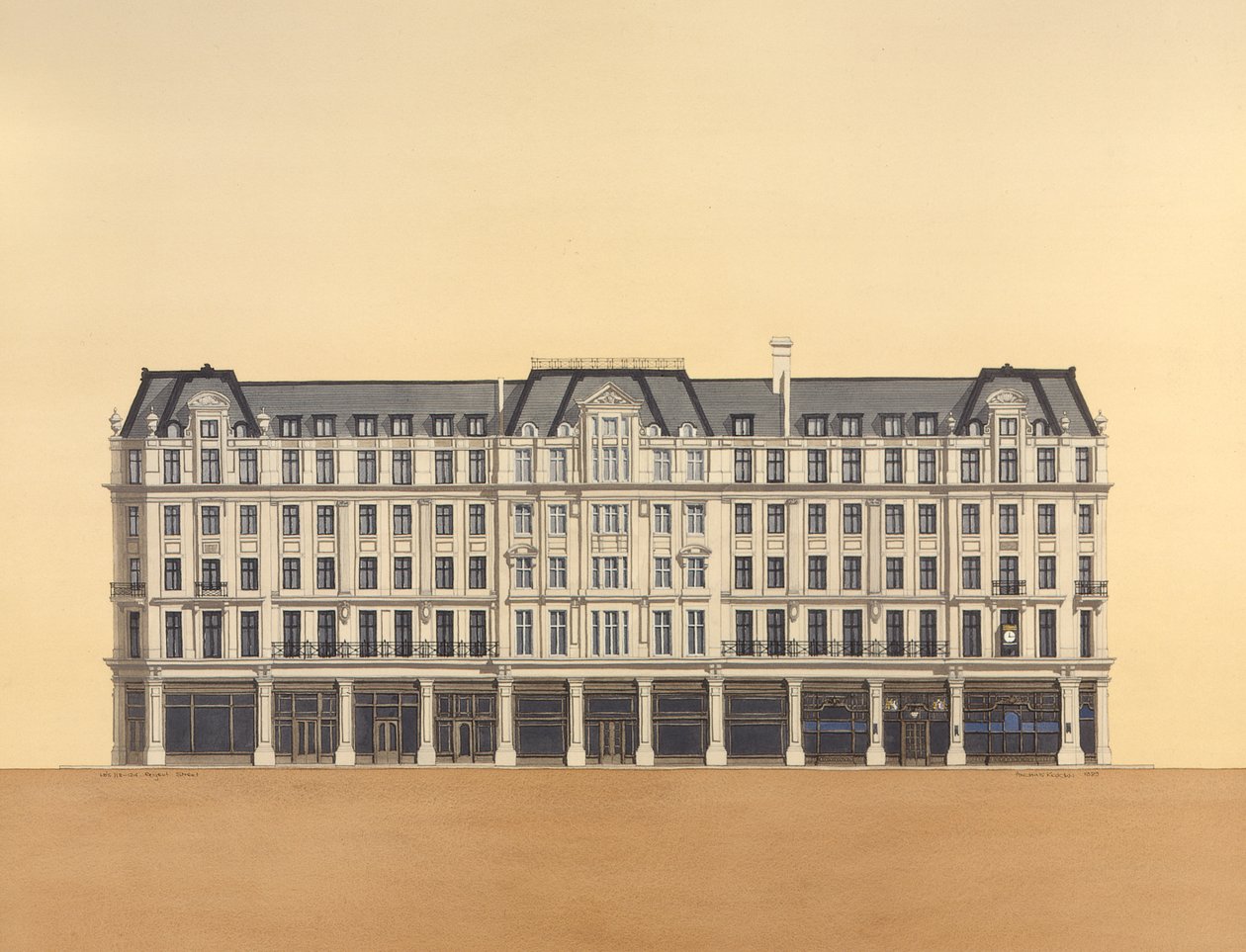 118-124 Regent Street, Londres de Andras Kaldor
