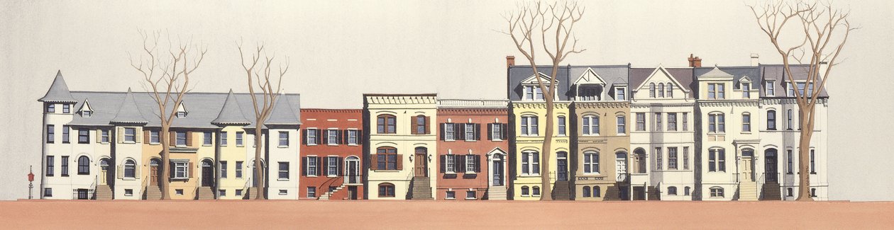 2901-2923 Q Street, Georgetown, Washington DC de Andras Kaldor