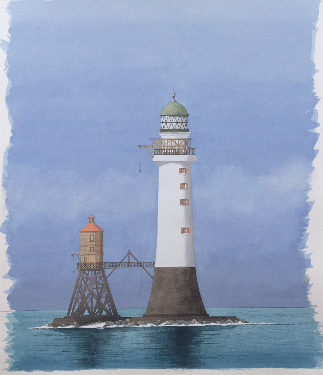 Bell Rock Light, Arbroath, Escócia de Andras Kaldor