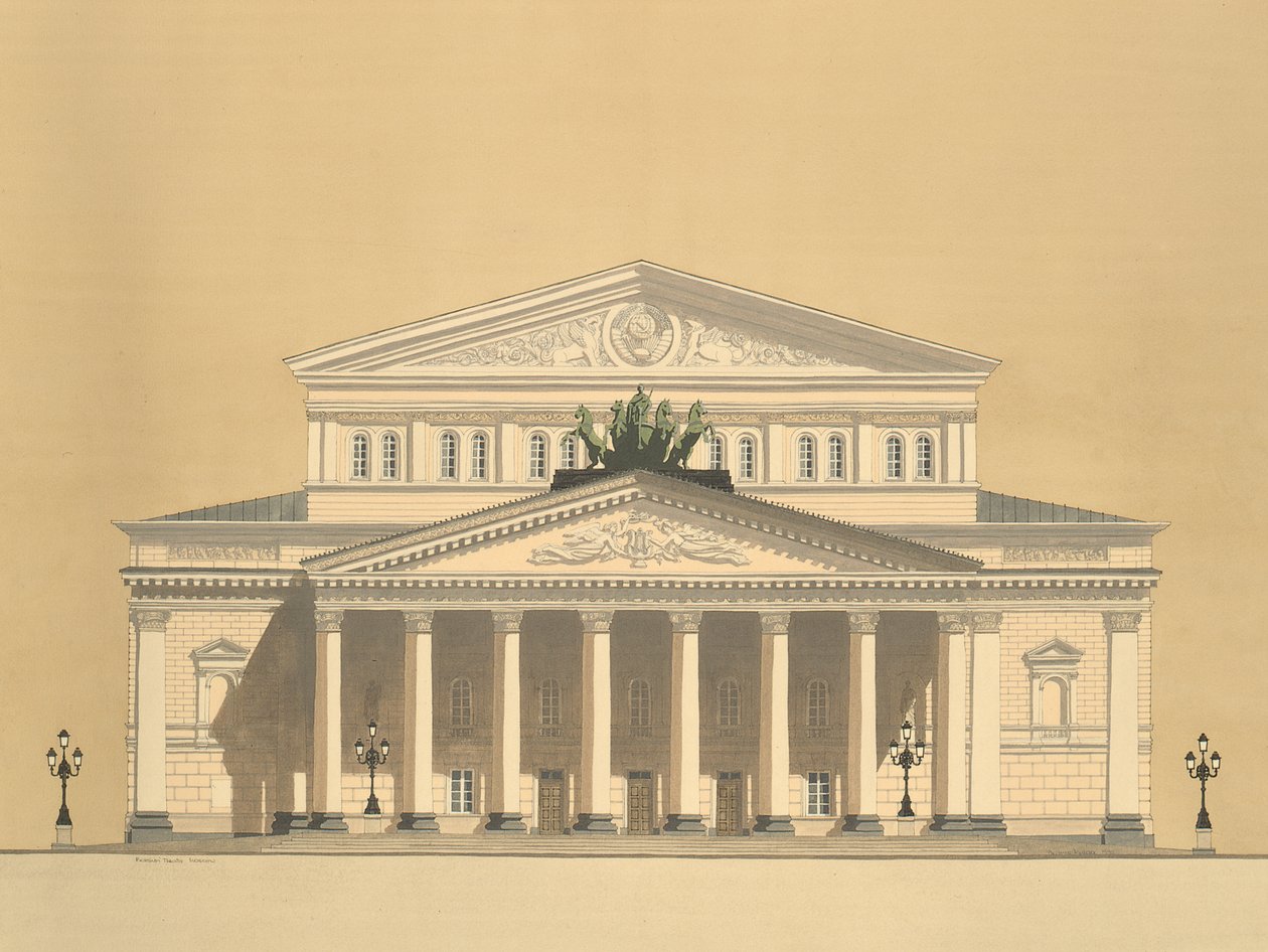 Teatro Bolshoi, Moscovo, Rússia de Andras Kaldor