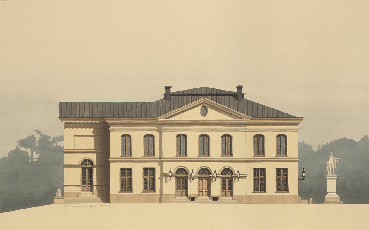 Court Theatre, Drottningholm, Estocolmo, Suécia de Andras Kaldor
