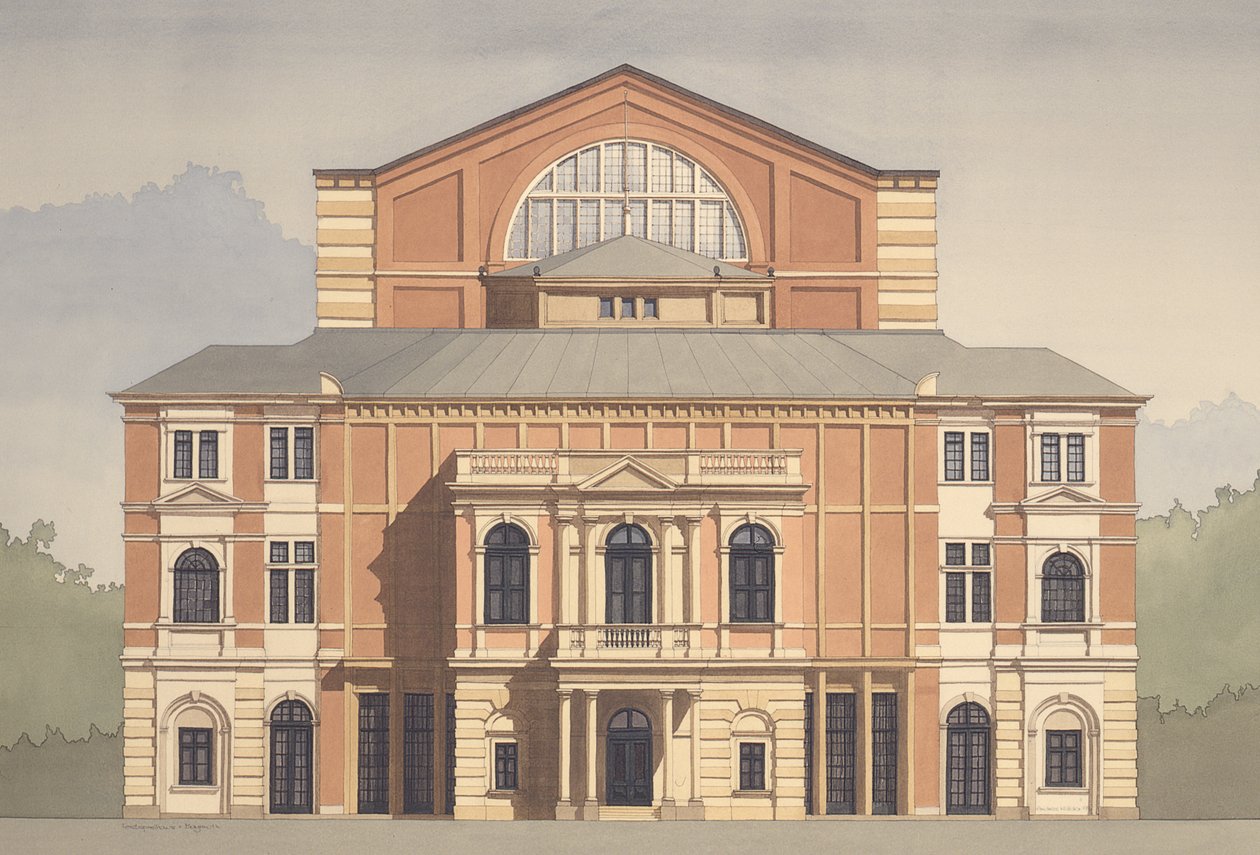Festspielhaus, Bayreuth, Alemanha de Andras Kaldor