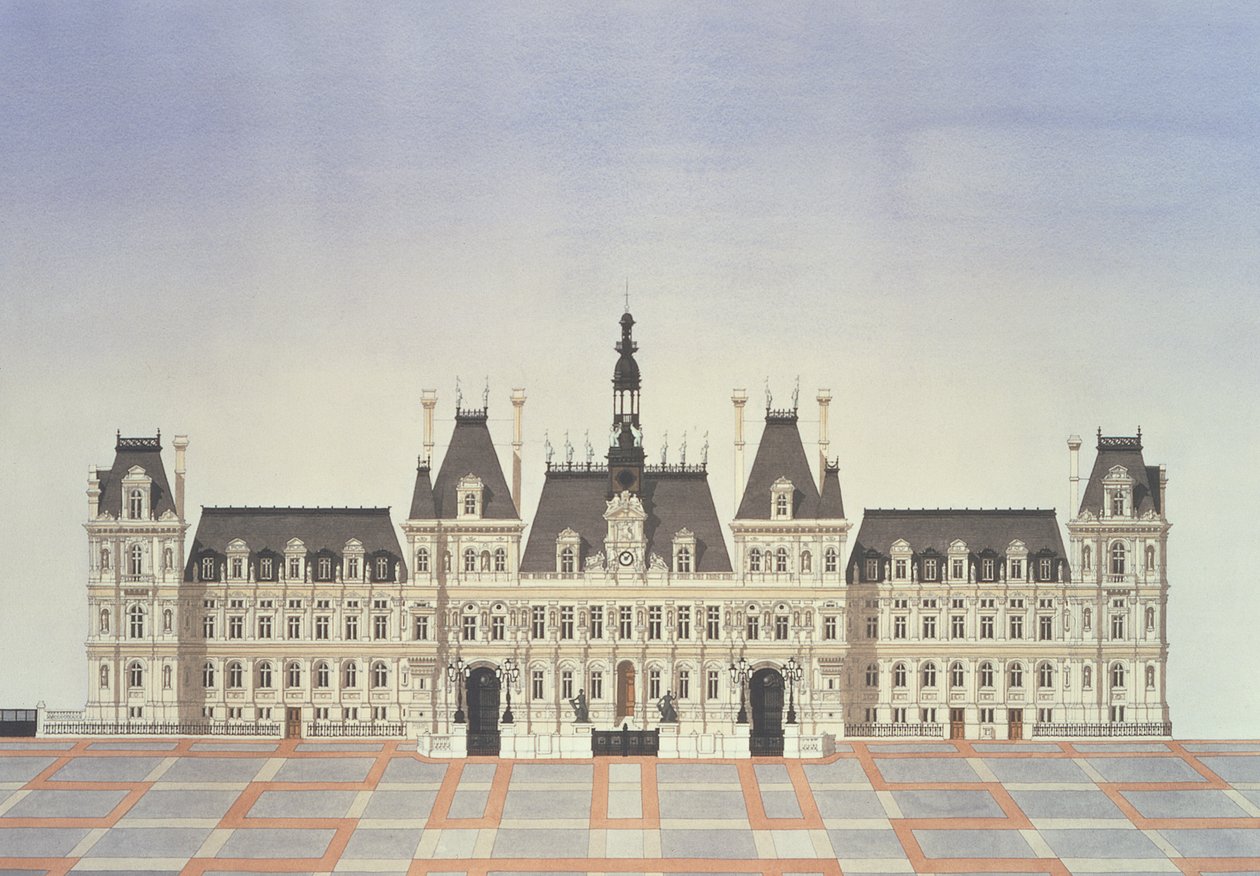 Hotel de Ville, Paris de Andras Kaldor