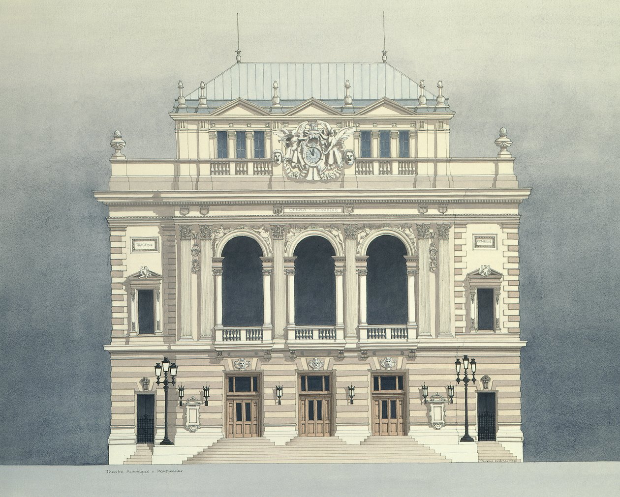 Opera Montpellier, França de Andras Kaldor