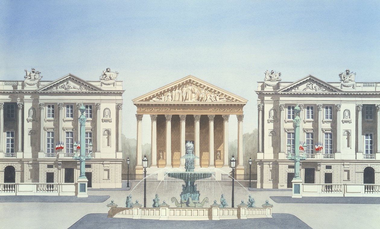Place de la Concorde, Paris de Andras Kaldor