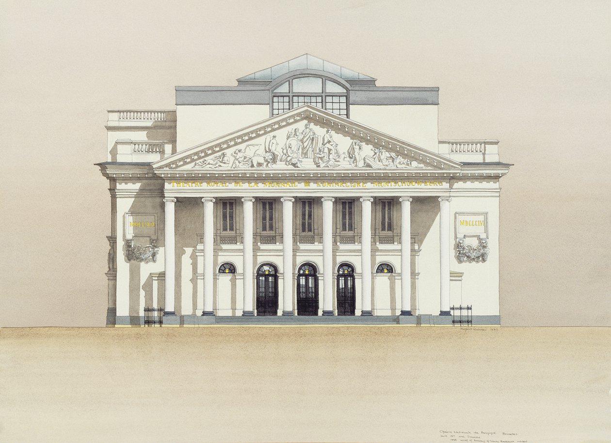 Teatre Royal de la Monnaie, Bruxelas, Bélgica de Andras Kaldor