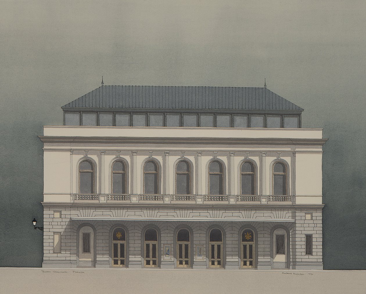 Teatro Comunale, Florença, Itália de Andras Kaldor