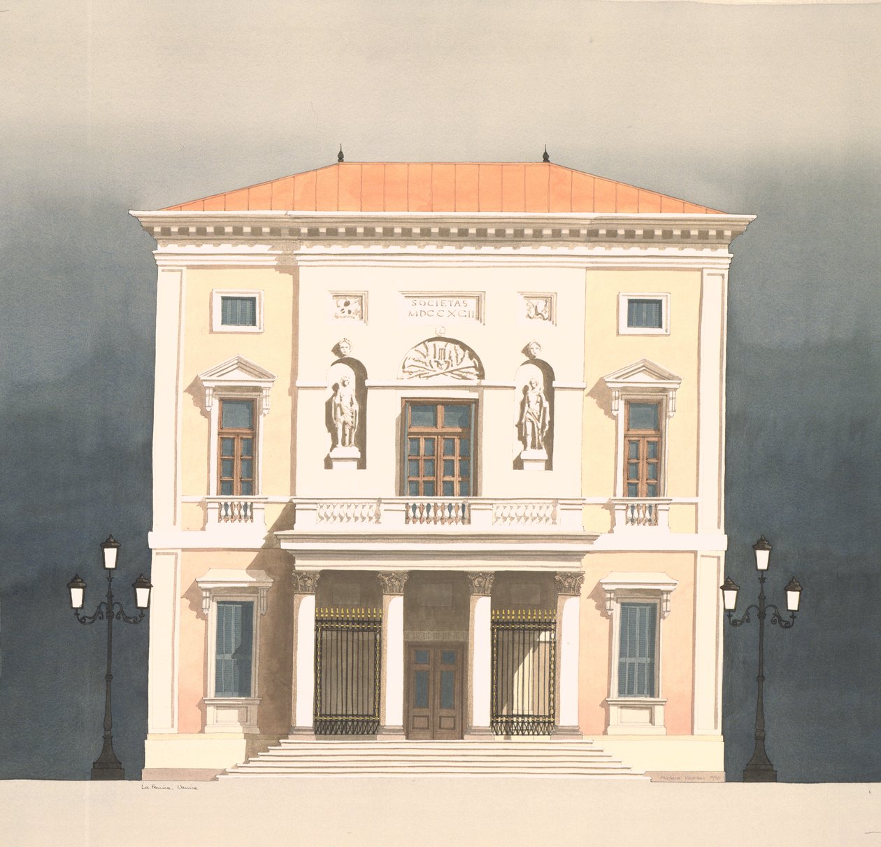 Teatro La Fenice, Veneza, Itália de Andras Kaldor