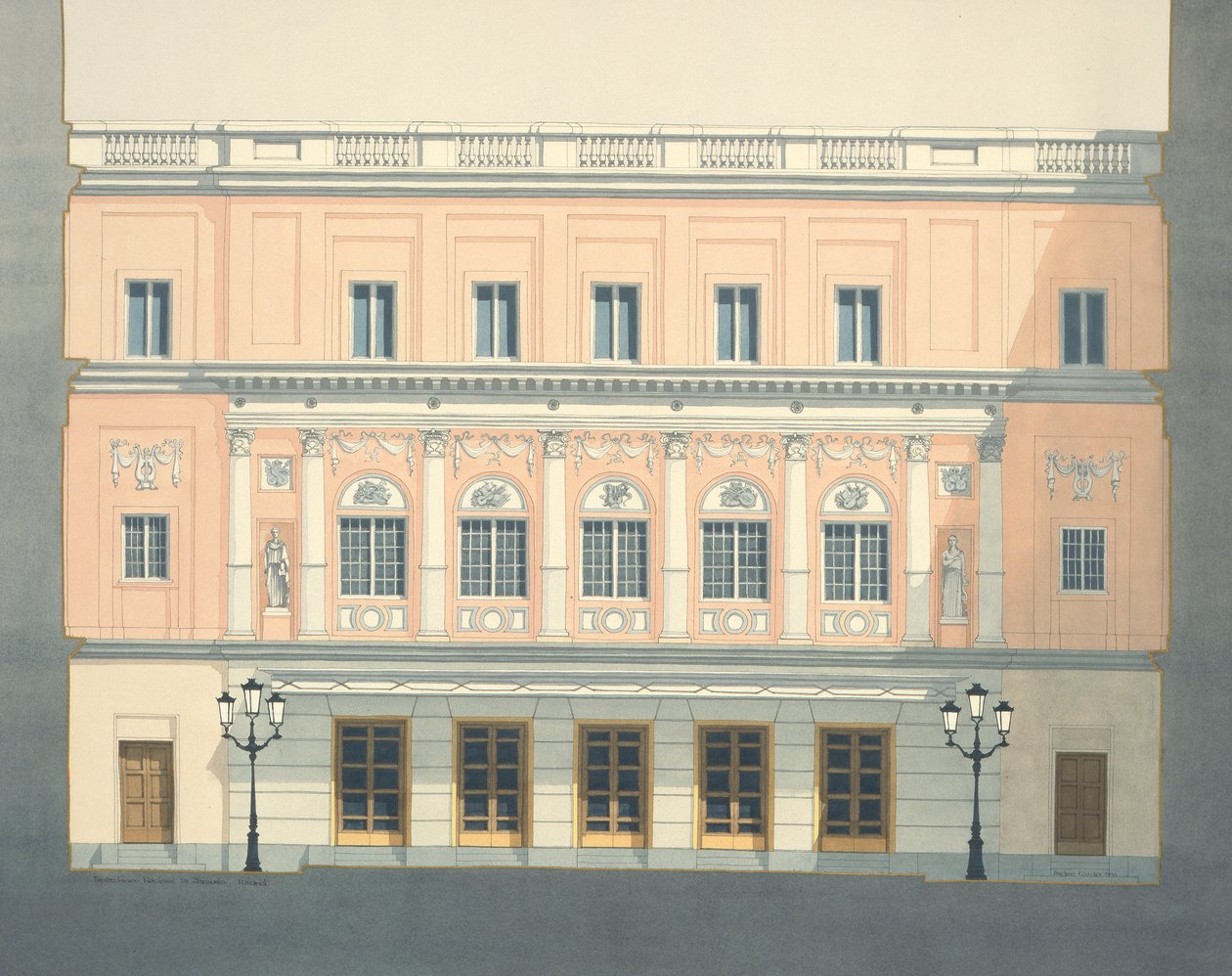 Teatro Lirico, National la Zarzuela, Madrid, Espanha de Andras Kaldor