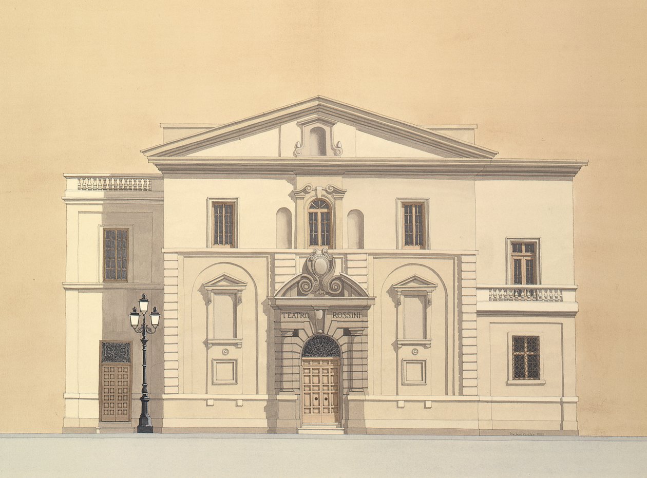 Teatro Rossini, Pesaro , Itália de Andras Kaldor