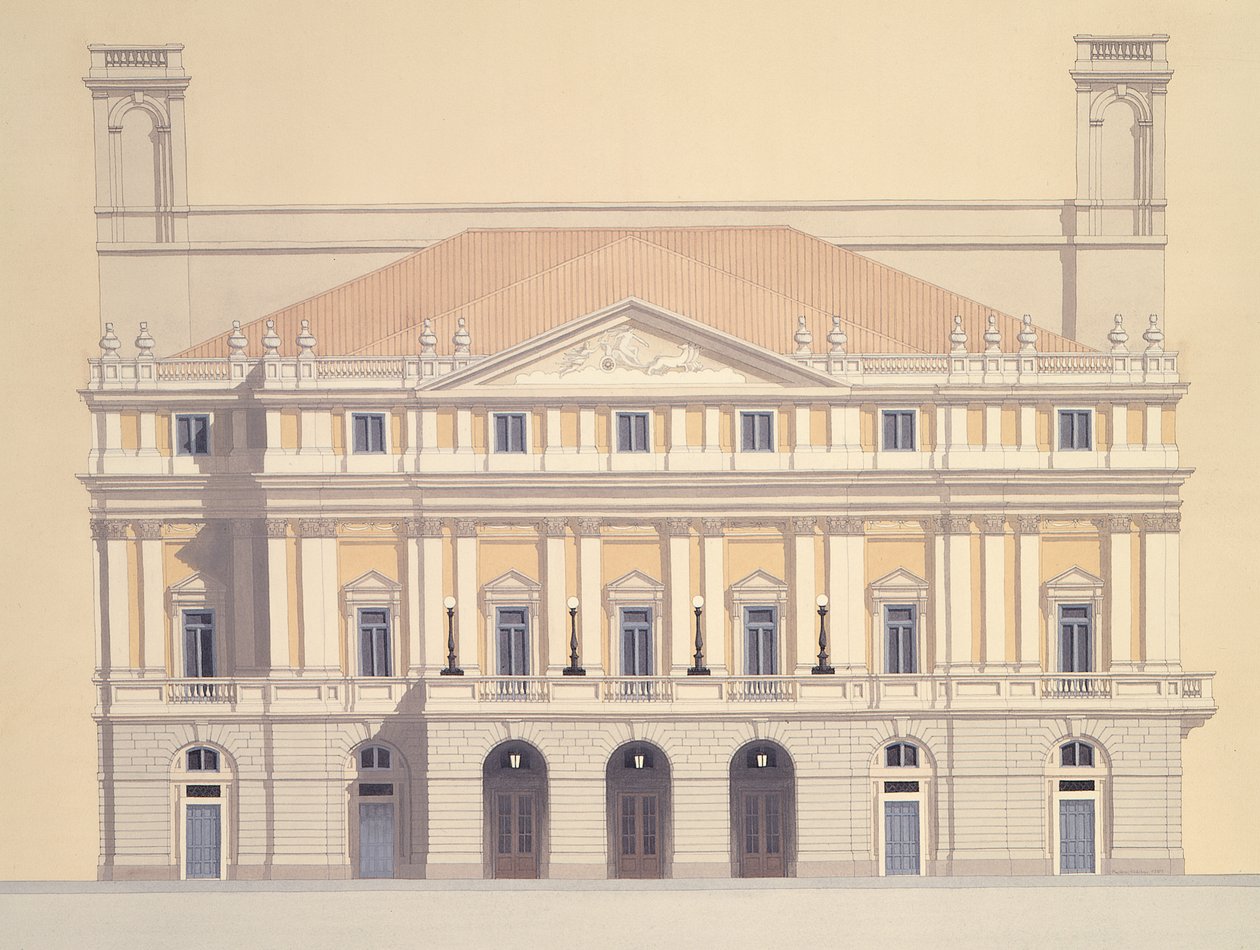 Teatro alla Scala, Milão, Itália de Andras Kaldor