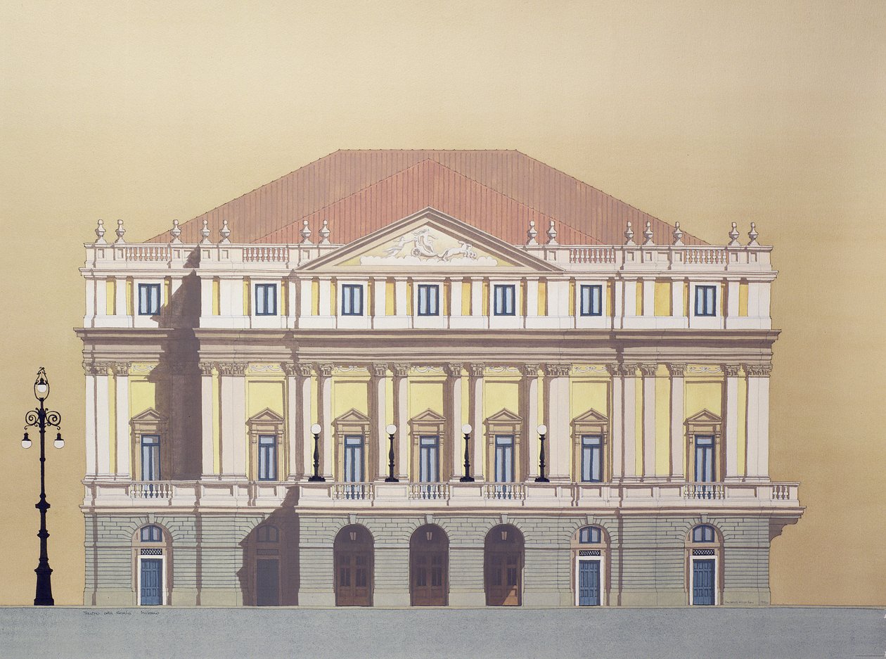 Teatro alla Scala, Milão, Itália de Andras Kaldor