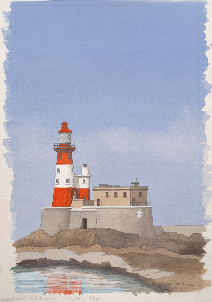 Farol de Longstone, Ilha Farne de Andras Kaldor