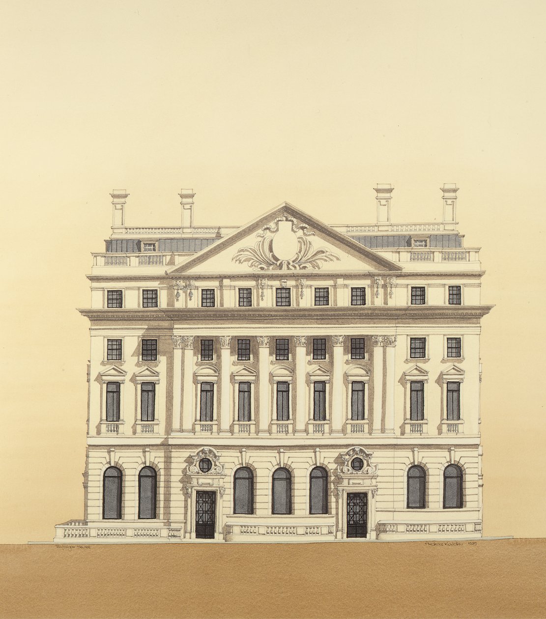 Trafalgar House, Waterloo Place, Londres de Andras Kaldor