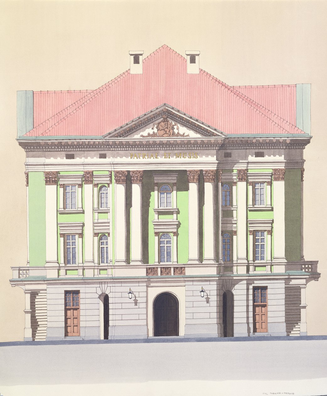 Teatro Tyl, Praga, República Checa de Andras Kaldor