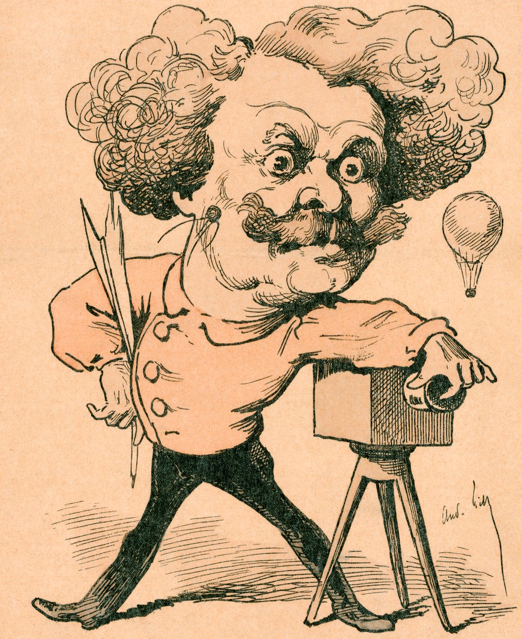 Nadar, ou Gaspard-Félix Tournachon de Andre Gill