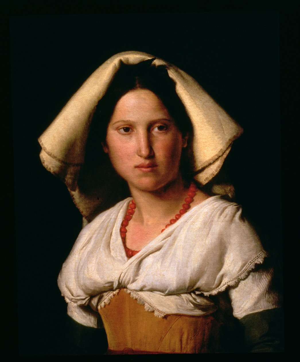 Retrato de Vittoria Caldoni ou, o jovem italiano de Andre Jacques Victor Orsel