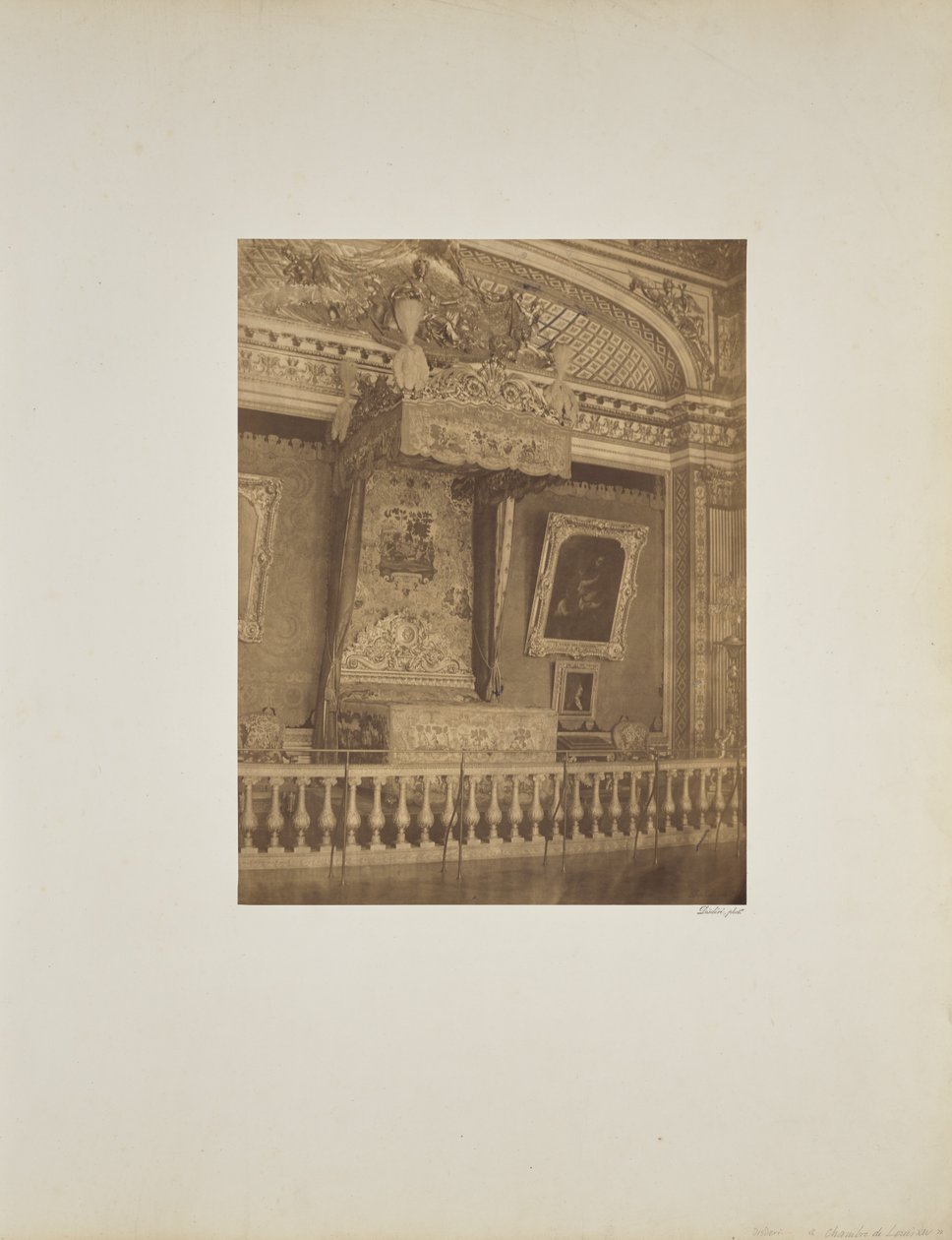 O quarto de Luís XIV de Andre Adolphe Eugene Disderi