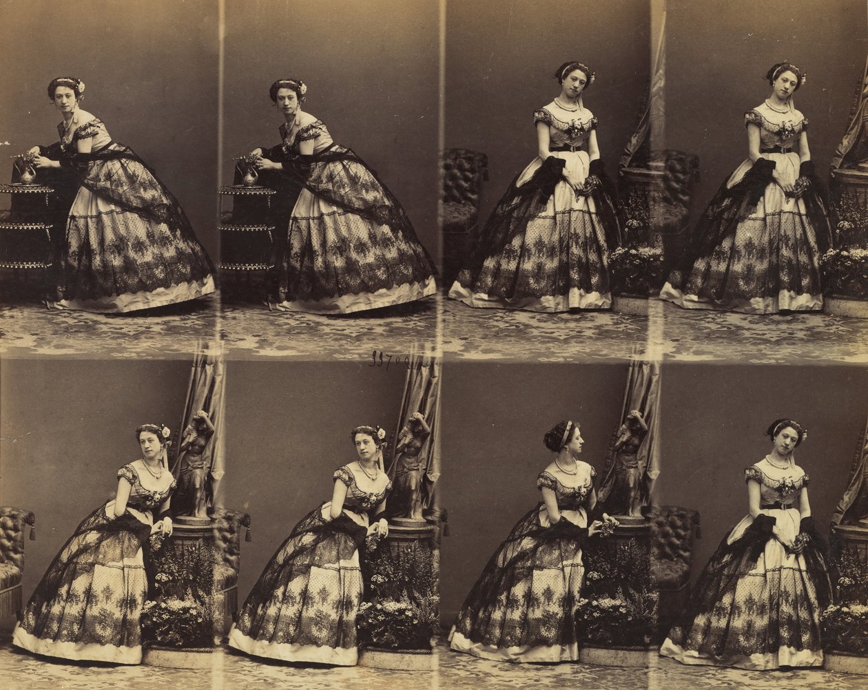 Clara Silvais, 1861. de Andre Adolphe Eugene Disderi