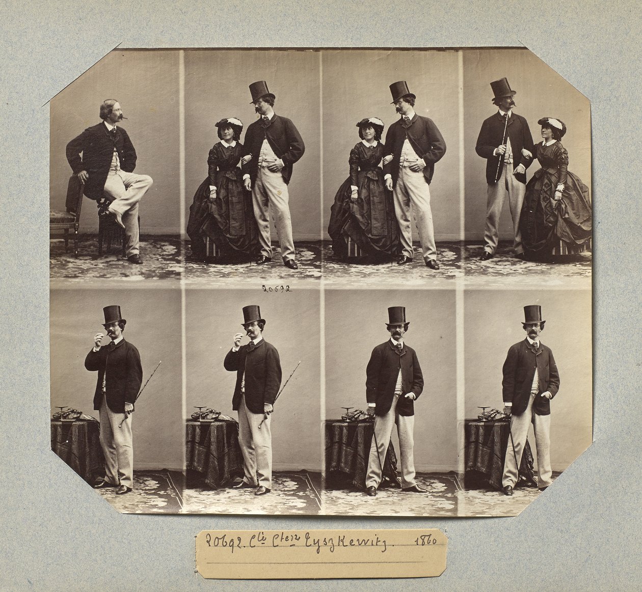 Conde e Condessa Tyszkiewicz de Andre Adolphe Eugene Disderi