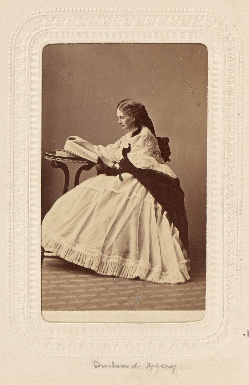 Duquesa de Morny [nascida Troubetskoi, filha ilegítima de Nicolau I] de Andre Adolphe Eugene Disderi