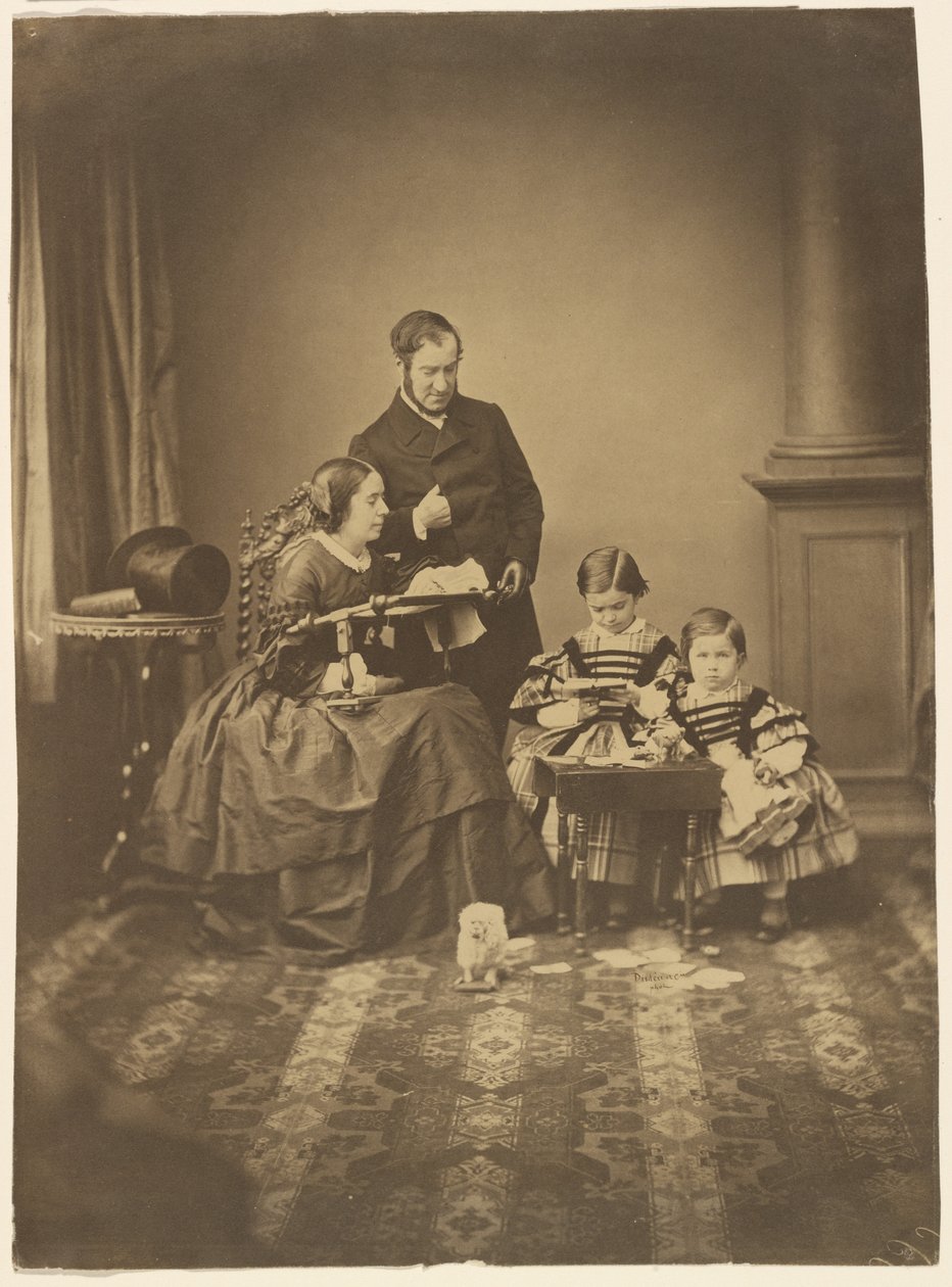[Retrato de família]. de Andre Adolphe Eugene Disderi
