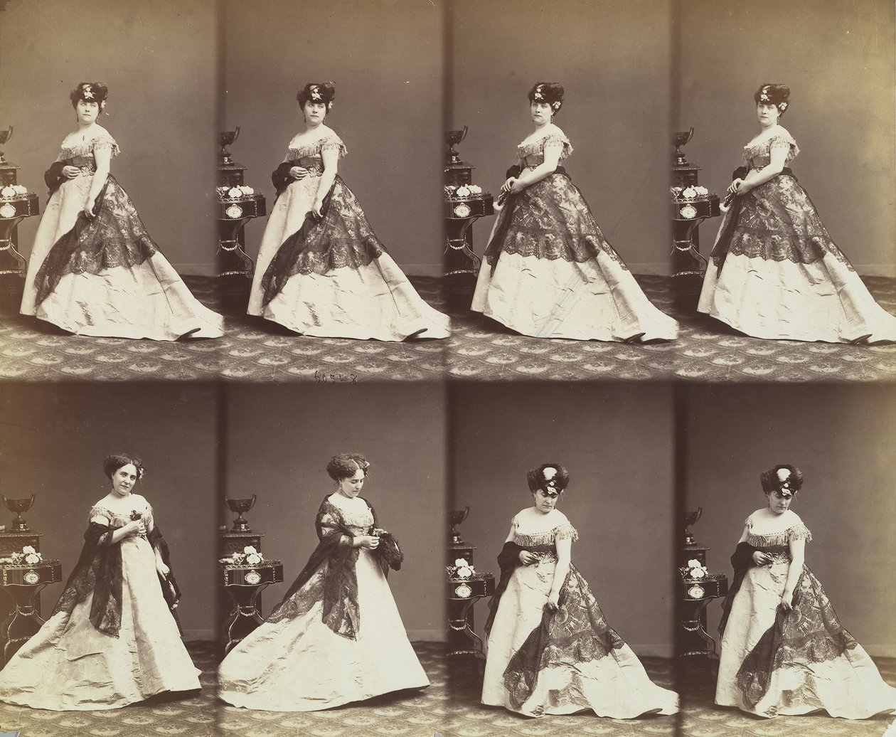 Louise Abigdon, 1866. de Andre Adolphe Eugene Disderi