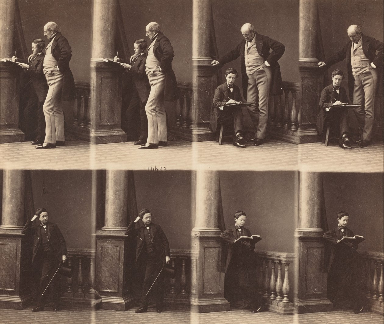 Sr. Jadin e Filho, c. 1860. de Andre Adolphe Eugene Disderi