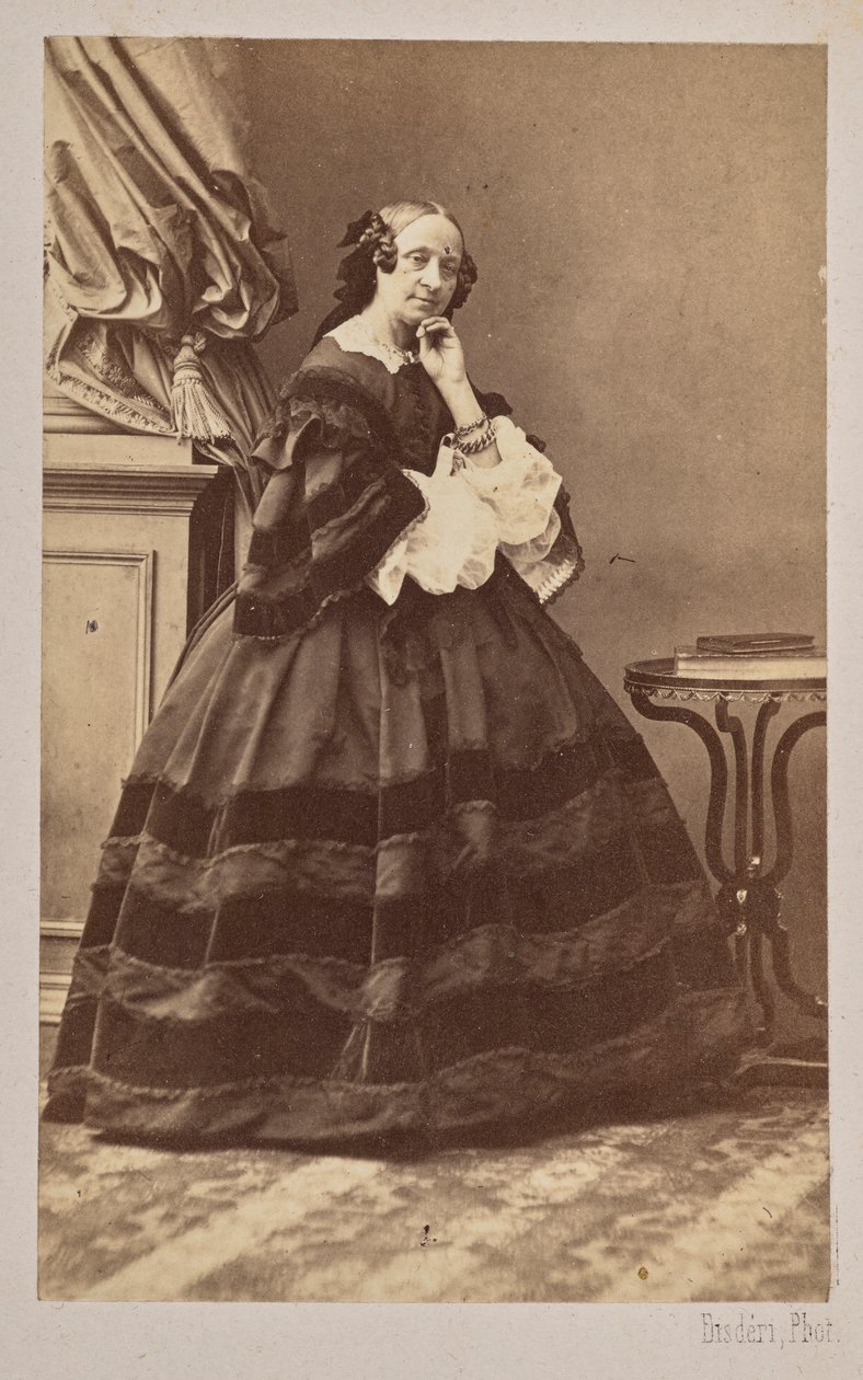 Retrato da bailarina Marie Taglioni 1804-1884, 1862. de Andre Adolphe Eugene Disderi
