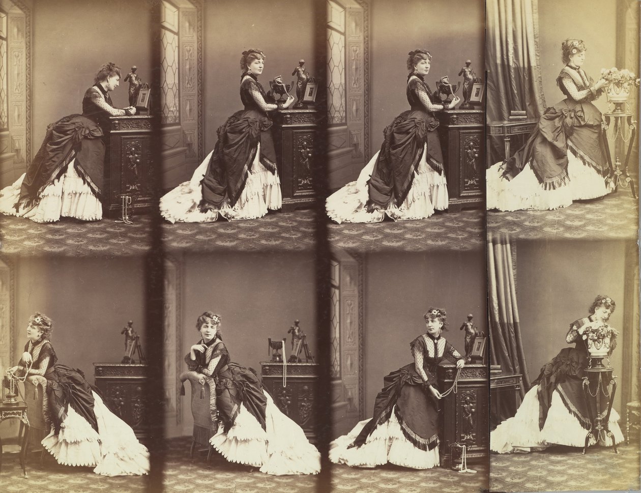 Rosalie Leão, 1866. de Andre Adolphe Eugene Disderi