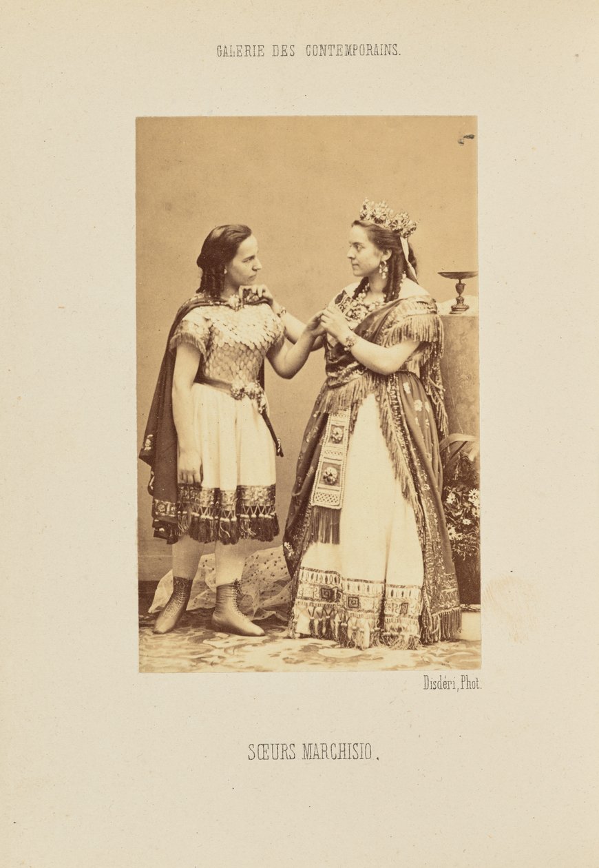 Irmãs Marchisio de Andre Adolphe Eugene Disderi