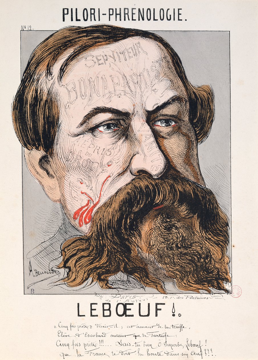 Pilori-frenologia: Leboeuf (gravura) de Andre Belloguet