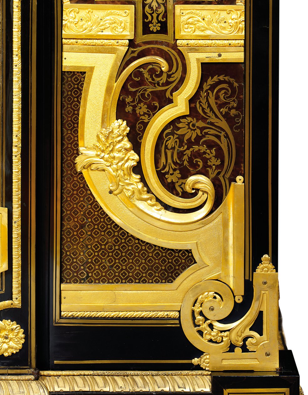 Louis XIV petit armoise, c.1700-10 (ormolu, latão, tartaruga, ébano e marchetaria) de Andre Charles (attr. to) Boulle