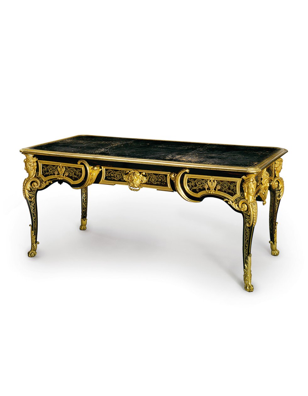 Mesa plana Louis XV, 1725-50 de Andre Charles Boulle