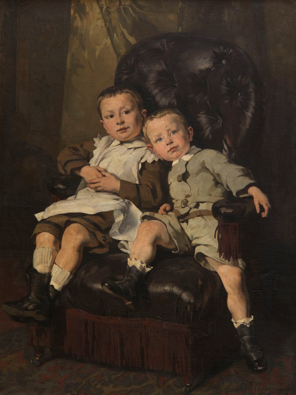 Paul e Edmond Roger, enteados do Pintor de Andre Cluysenaar