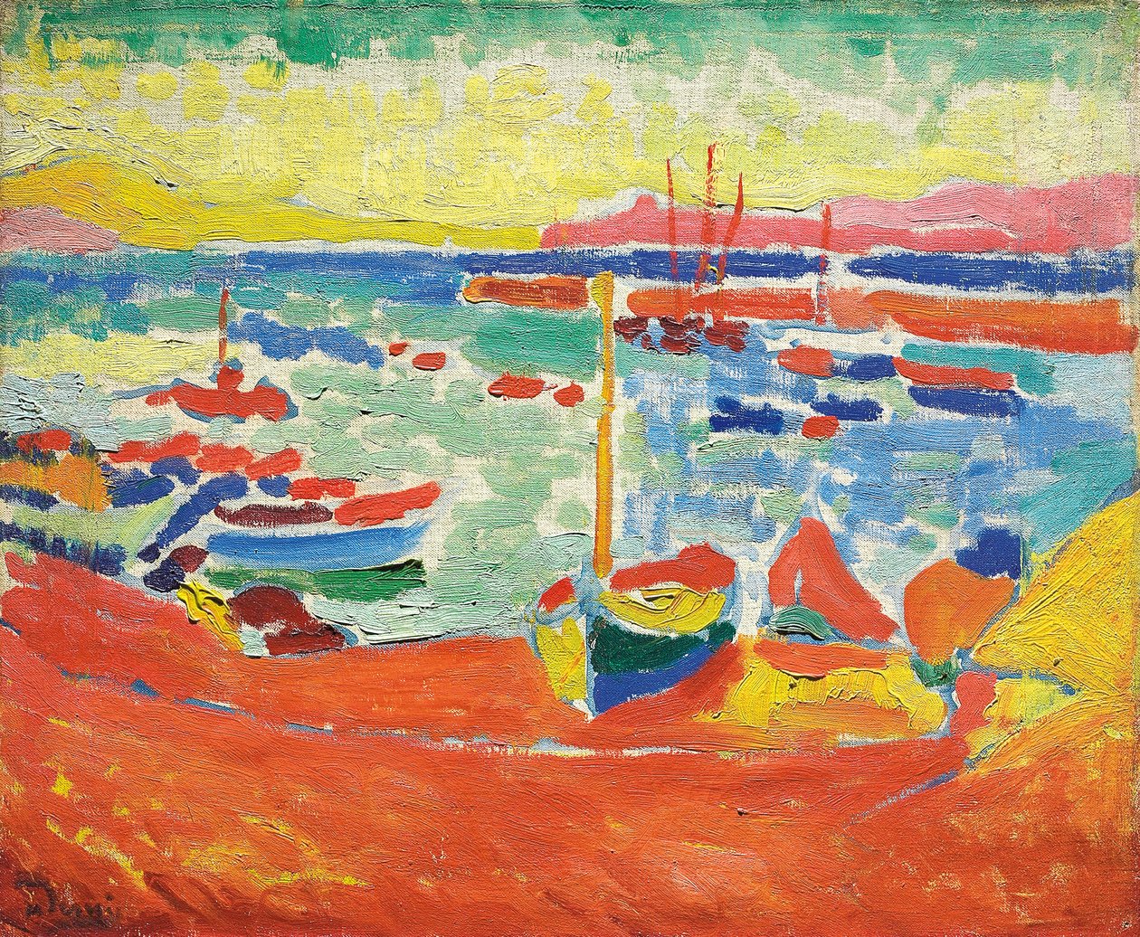 Barco em Collioure de Andre Derain