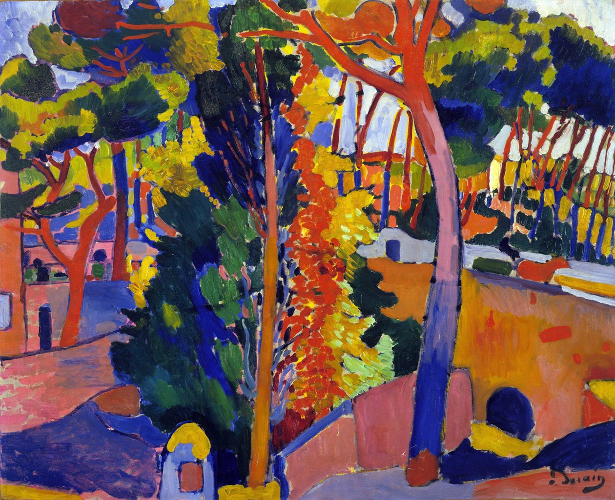 Ponte sobre o Riou de Andre Derain