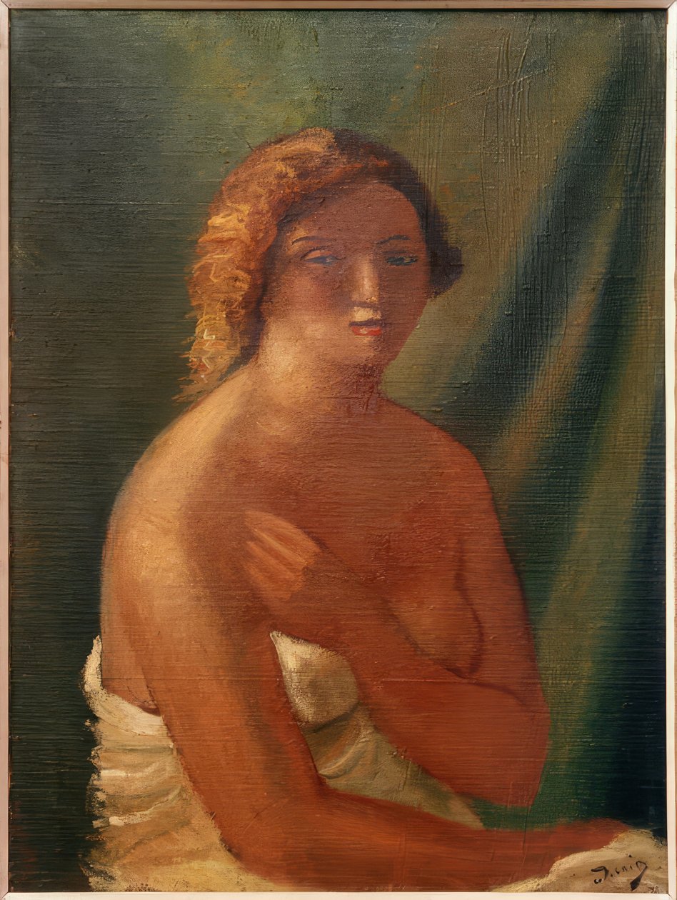 Buste de femme dénudée (Retrato de peito de uma mulher nua) de Andre Derain