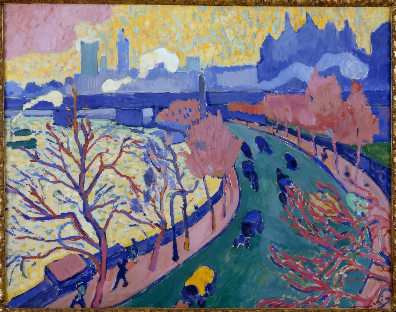 Ponte Charing Cross em Londres de Andre Derain